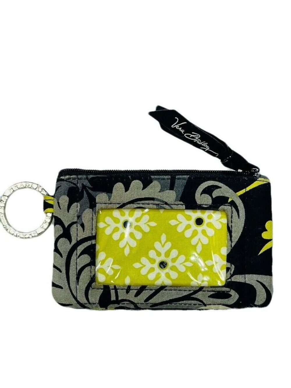 Vera Bradley Fabric Keychain Wristlet ID Holder